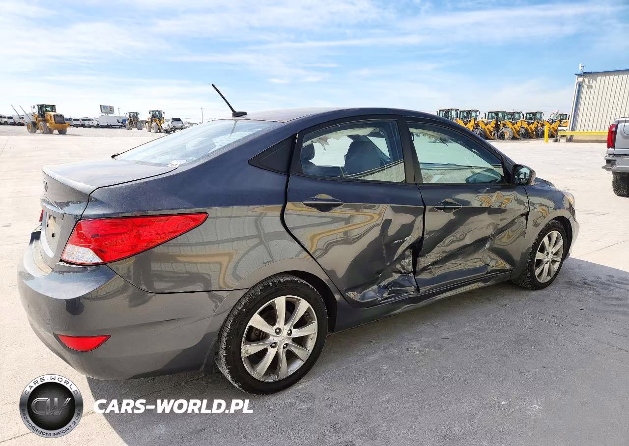 2012 Hyundai Accent Gls VIN:KMHCU4AE9CU159885 - 3