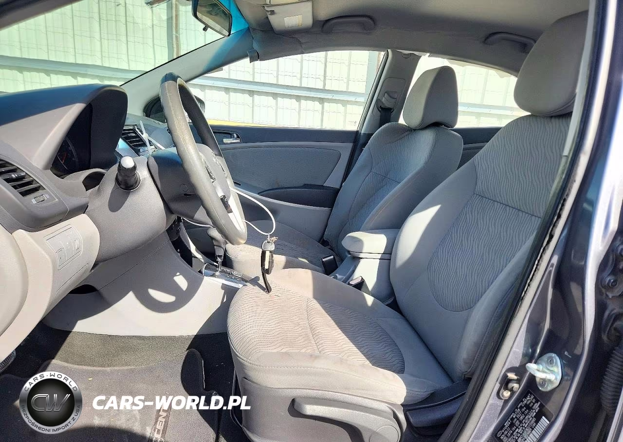 2012 Hyundai Accent Gls VIN:KMHCU4AE9CU159885 - 7