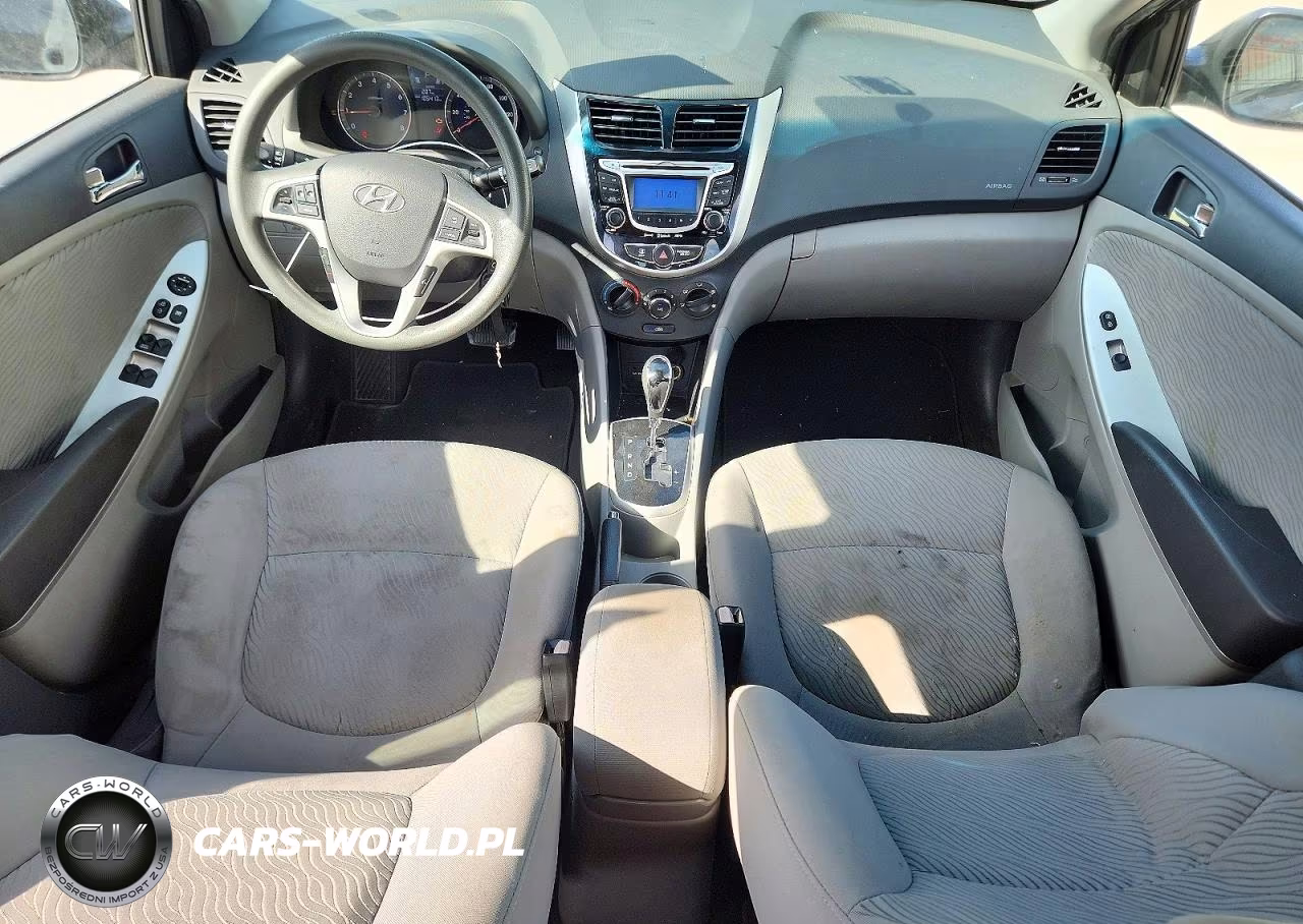 2012 Hyundai Accent Gls VIN:KMHCU4AE9CU159885 - 8