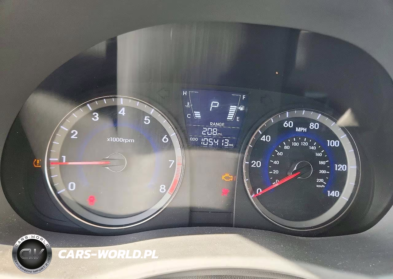 2012 Hyundai Accent Gls VIN:KMHCU4AE9CU159885 - 9