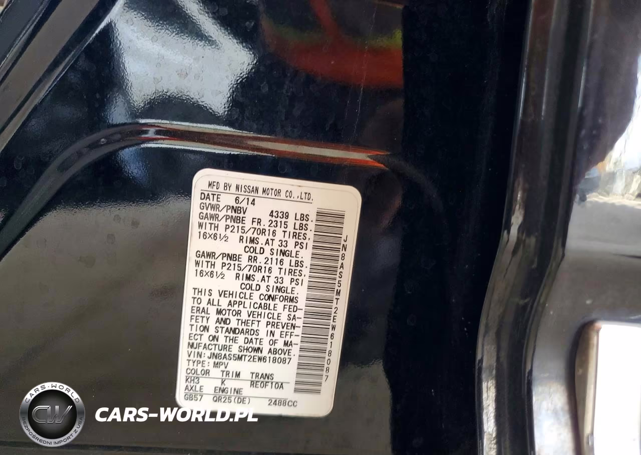 2014 Nissan Rogue Select S VIN:JN8AS5MT2EW618087 - 13