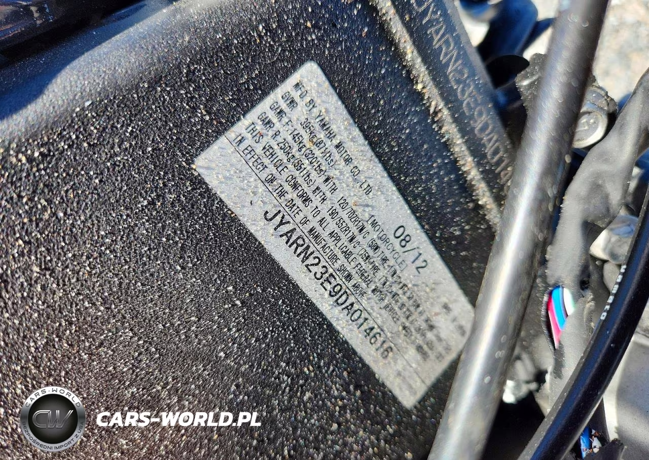 2013 Yamaha Yzfr1 VIN:JYARN23E9DA014616 - 9