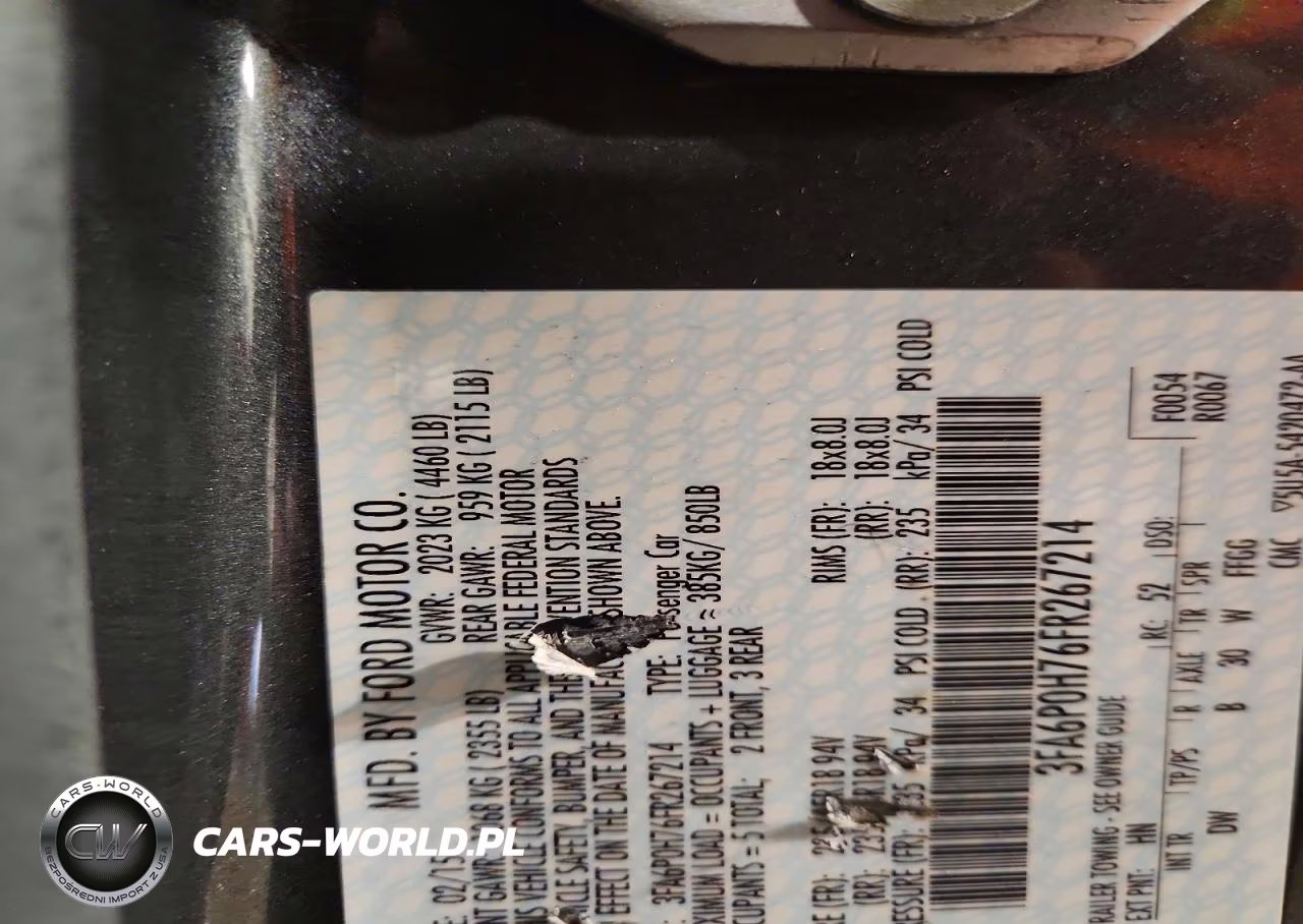 2015 Ford Fusion Se VIN:3FA6P0H76FR267214 - 12