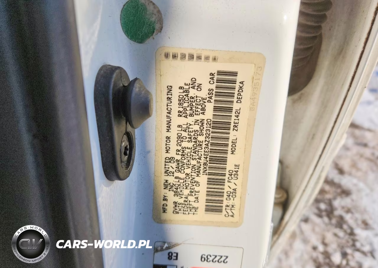 2010 Toyota Corolla Base VIN:1NXBU4EE3AZ323120 - 12