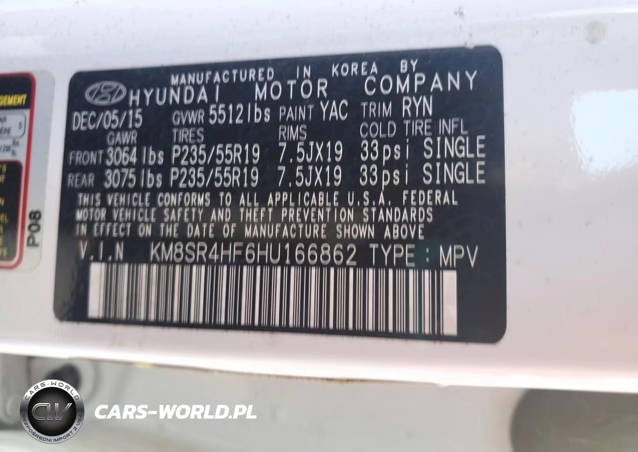 2017 Hyundai Santa Fe Se Ultimate VIN:KM8SR4HF6HU166862 - 13