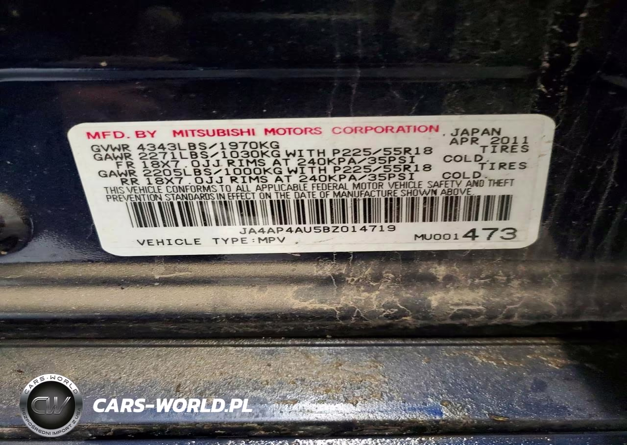 2011 Mitsubishi Outlander Sport Se VIN:JA4AP4AU5BZ014719 - 13