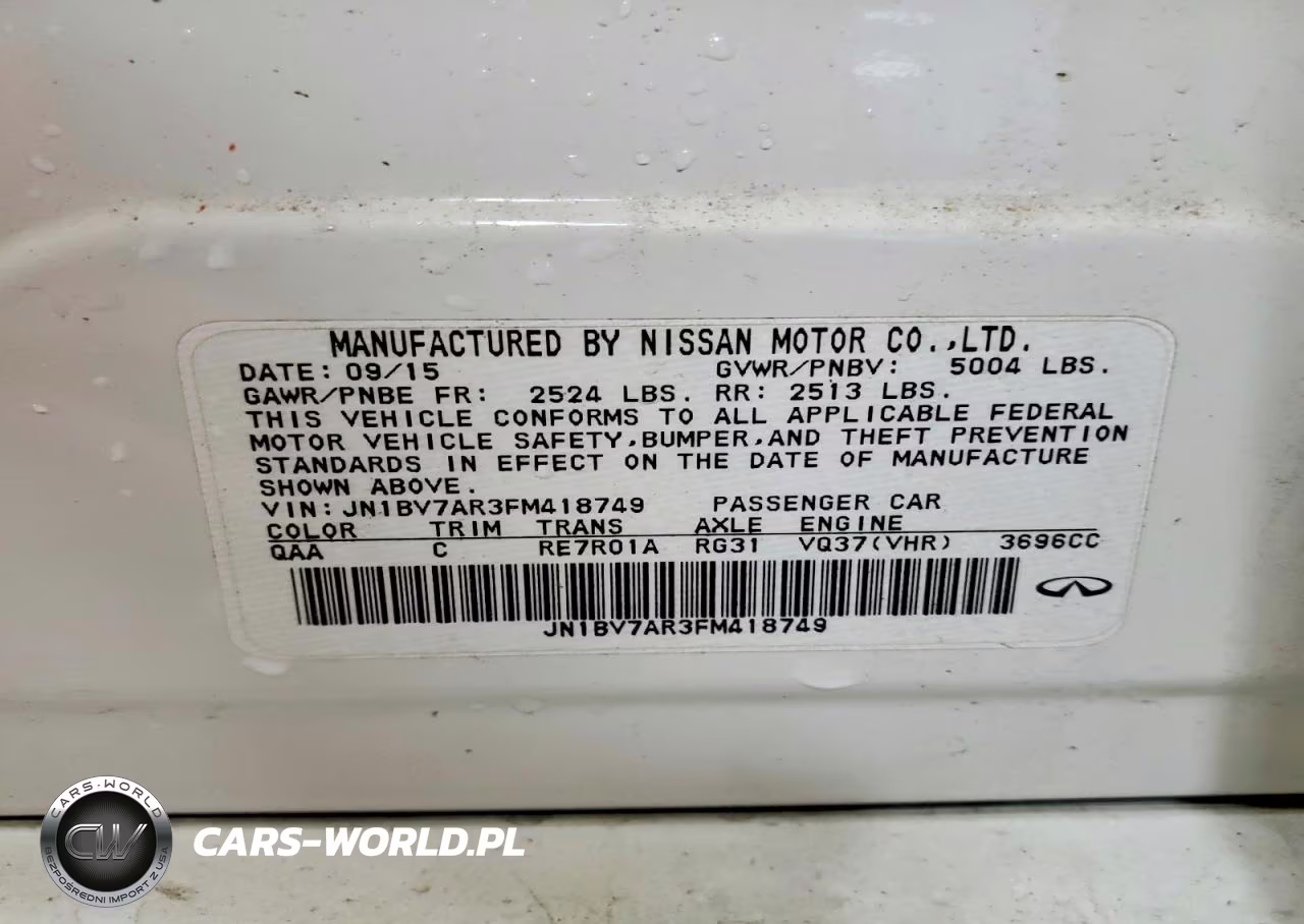 2015 Infiniti Q50 Premium VIN:JN1BV7AR3FM418749 - 12
