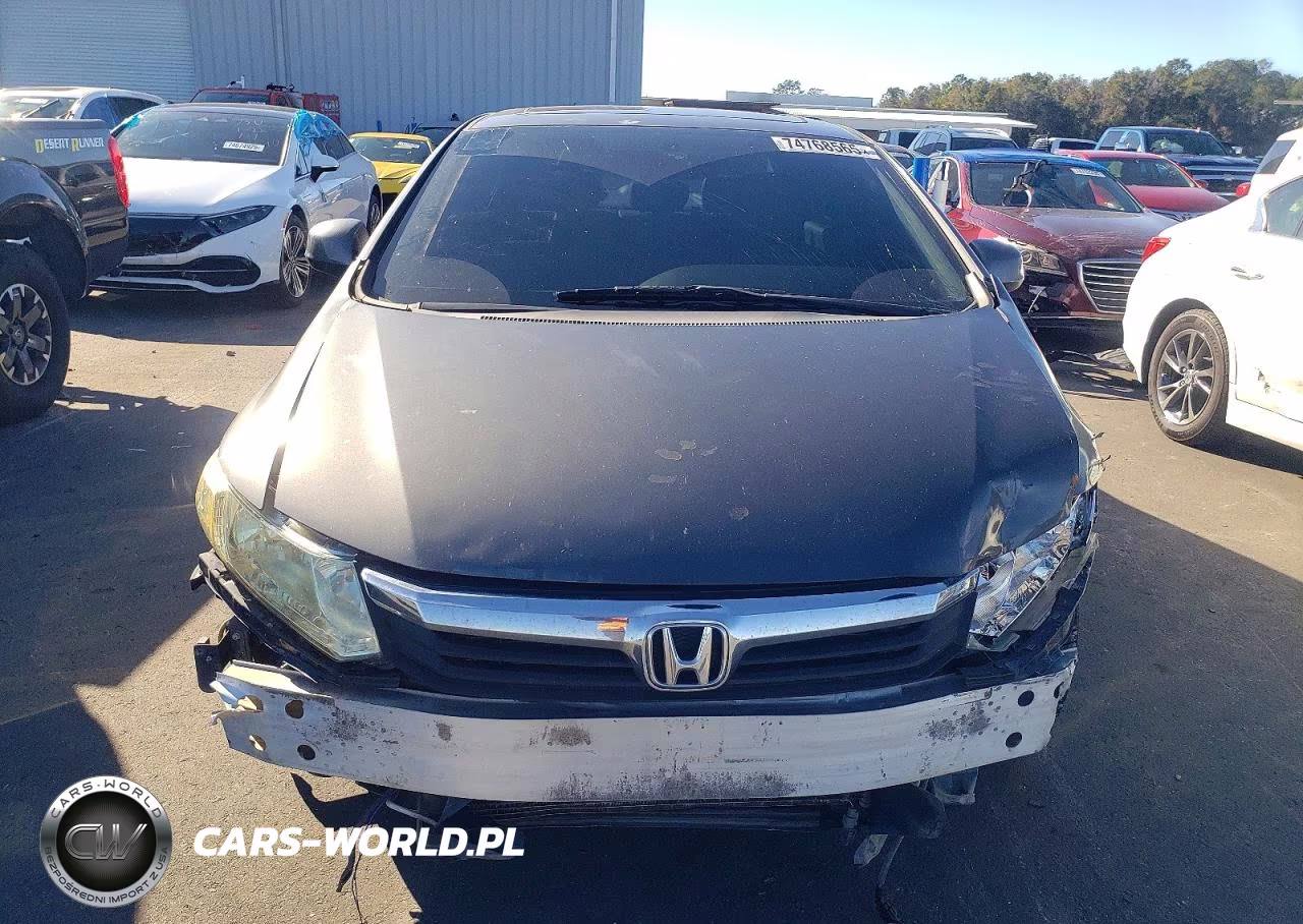 2012 Honda Civic Exl VIN:2HGFB2F95CH549684 - 5