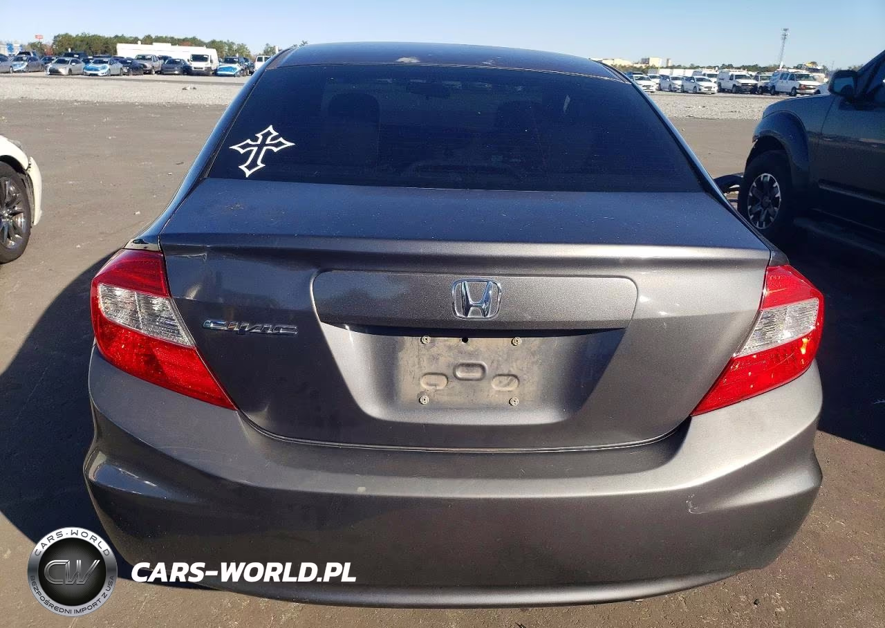 2012 Honda Civic Exl VIN:2HGFB2F95CH549684 - 6