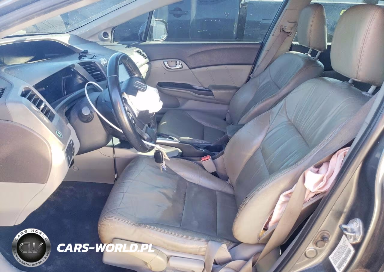 2012 Honda Civic Exl VIN:2HGFB2F95CH549684 - 7