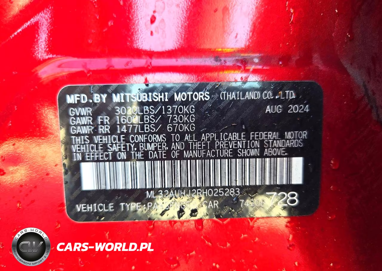 2024 Mitsubishi Mirage Es VIN:ML32AUHJ2RH025283 - 12
