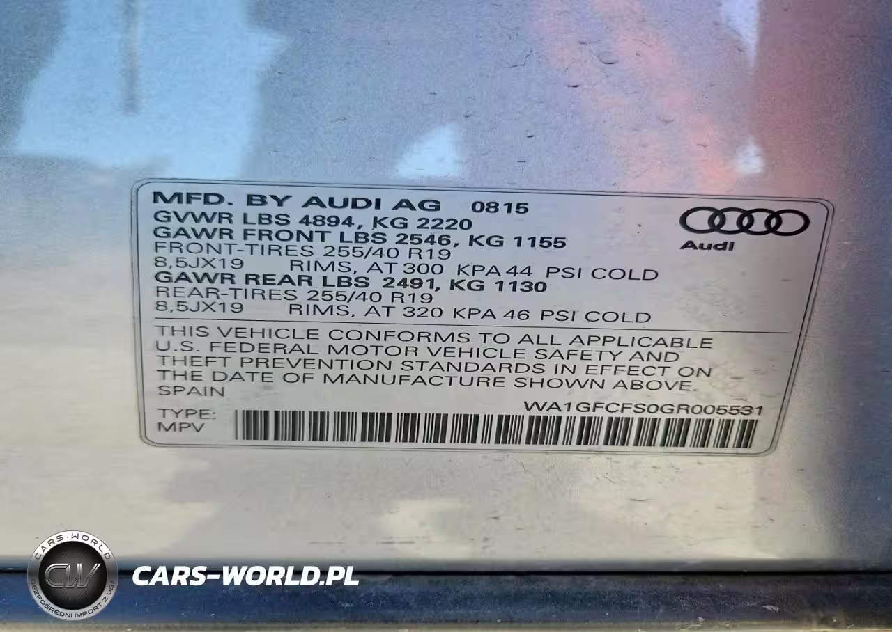 2016 Audi Q3 Prestige VIN:WA1GFCFS0GR005531 - 12