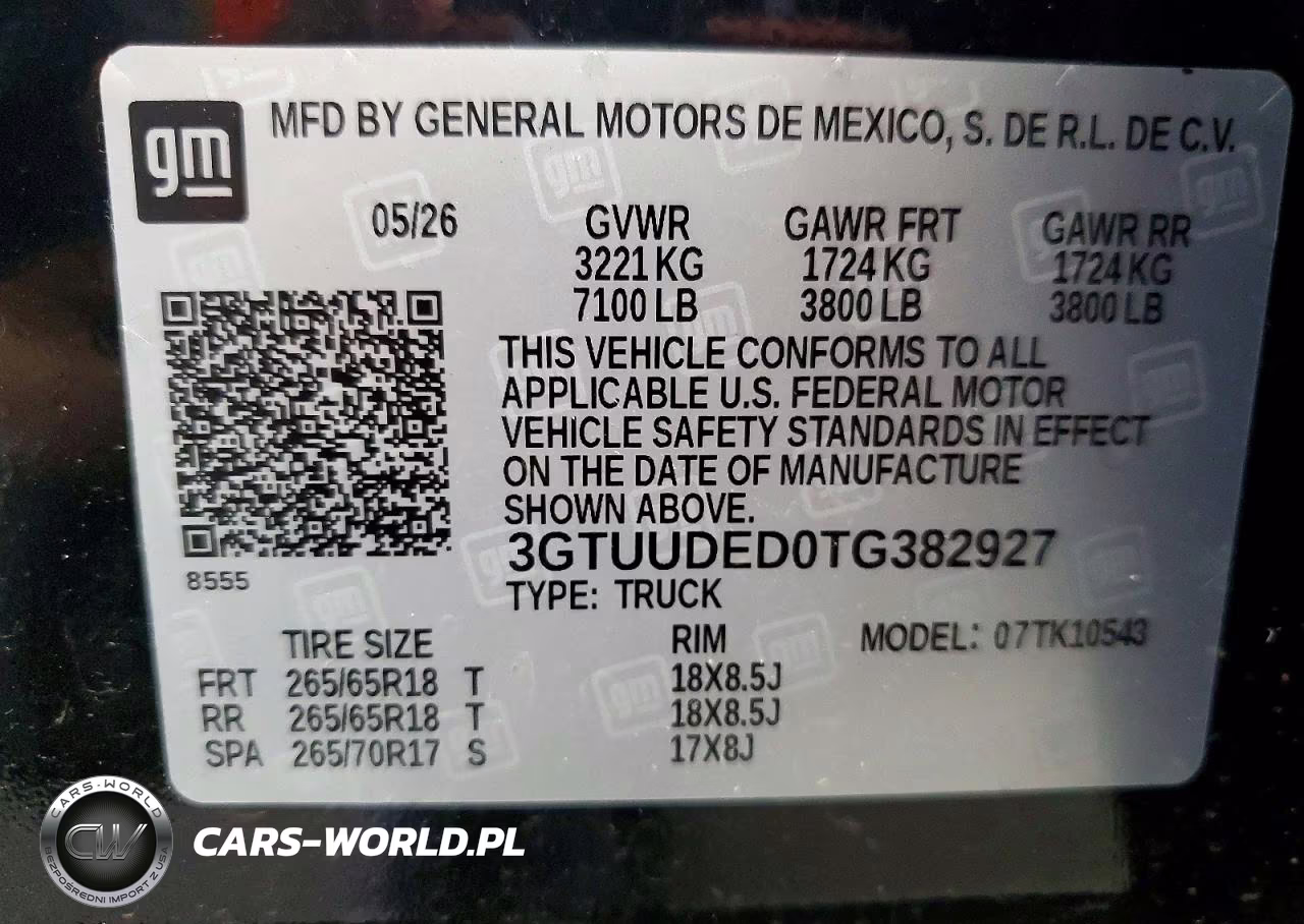 2026 GMC Sierra K1500 Slt VIN:3GTUUDED0TG382927 - 12