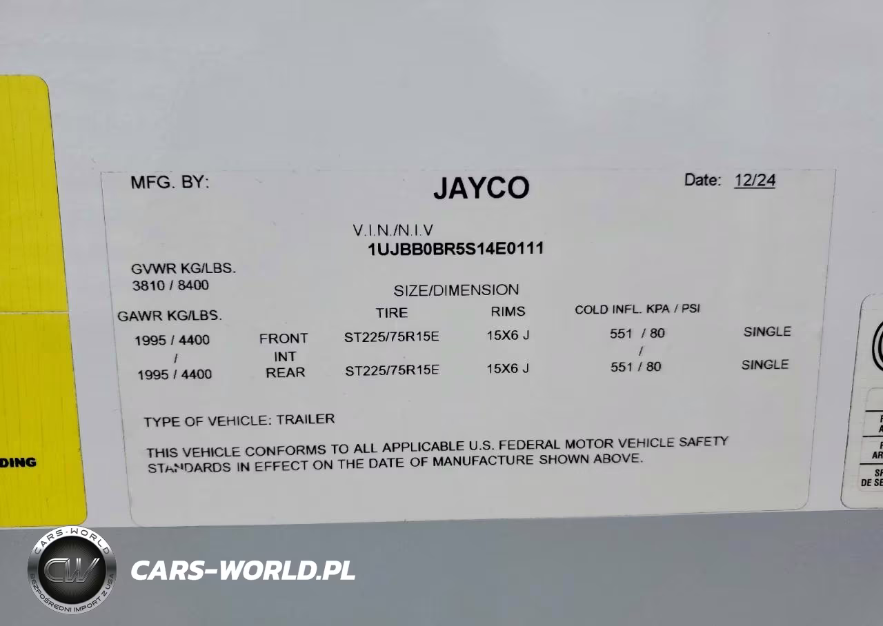 2025 Jayco Camper VIN:1UJBB0BR5S14E0111 - 10