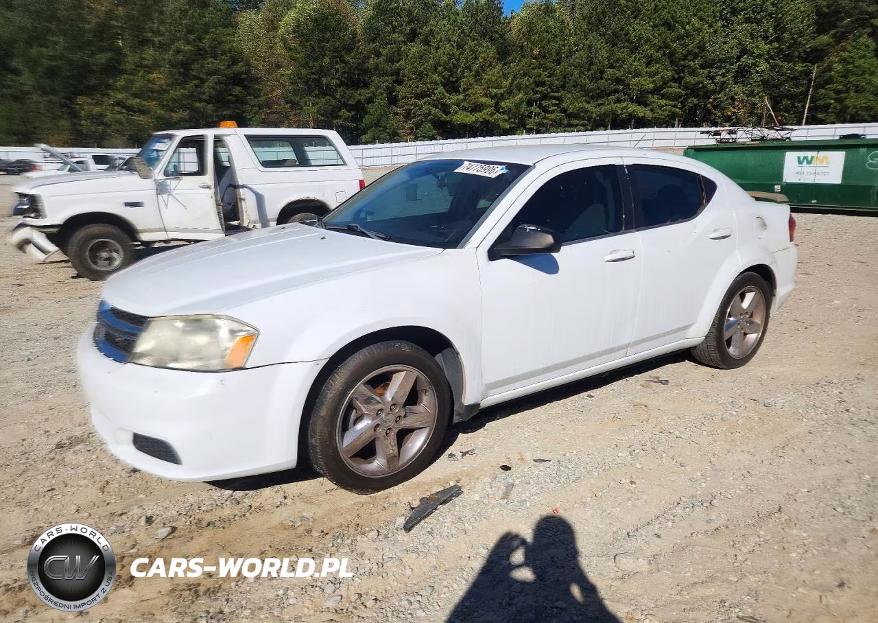 2013 Dodge Avenger Se VIN:1C3CDZAB2DN565322 - 1