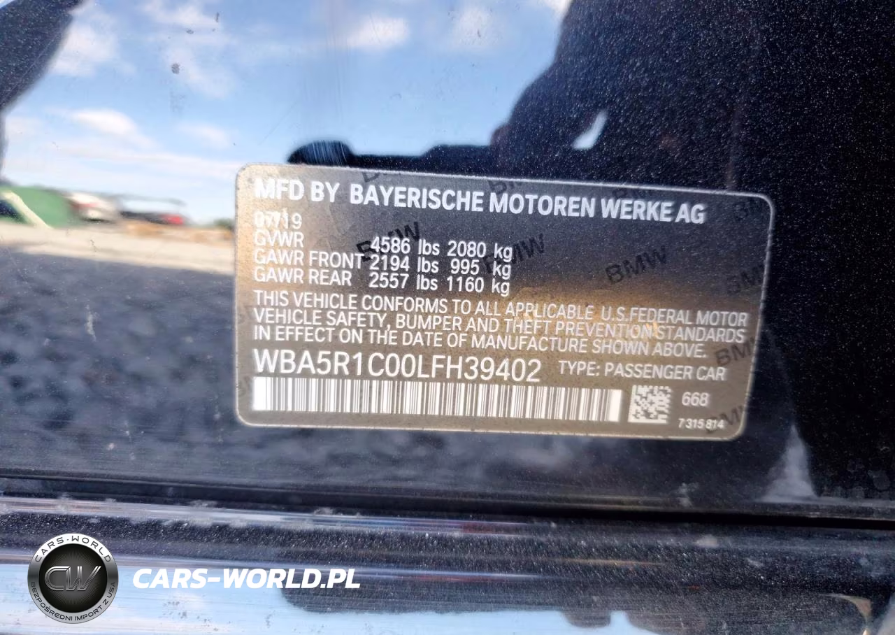 2020 BMW 330I VIN:WBA5R1C00LFH39402 - 12