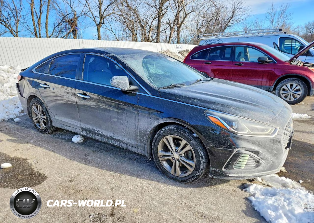 2019 Hyundai Sonata Sel VIN:5NPE34AF6KH807443 - 4