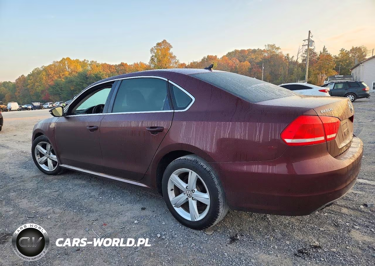 2012 Volkswagen Passat Se VIN:1VWBN7A3XCC019098 - 2