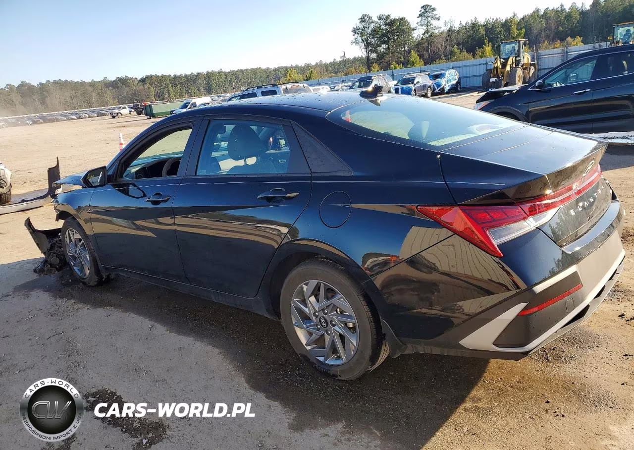 2024 Hyundai Elantra Hybrid Blue VIN:KMHLM4DJ0RU100807 - 2