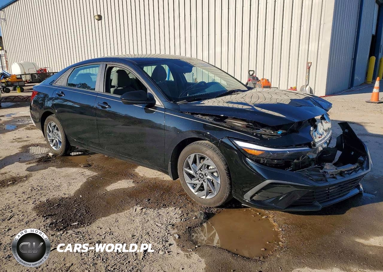 2024 Hyundai Elantra Hybrid Blue VIN:KMHLM4DJ0RU100807 - 4
