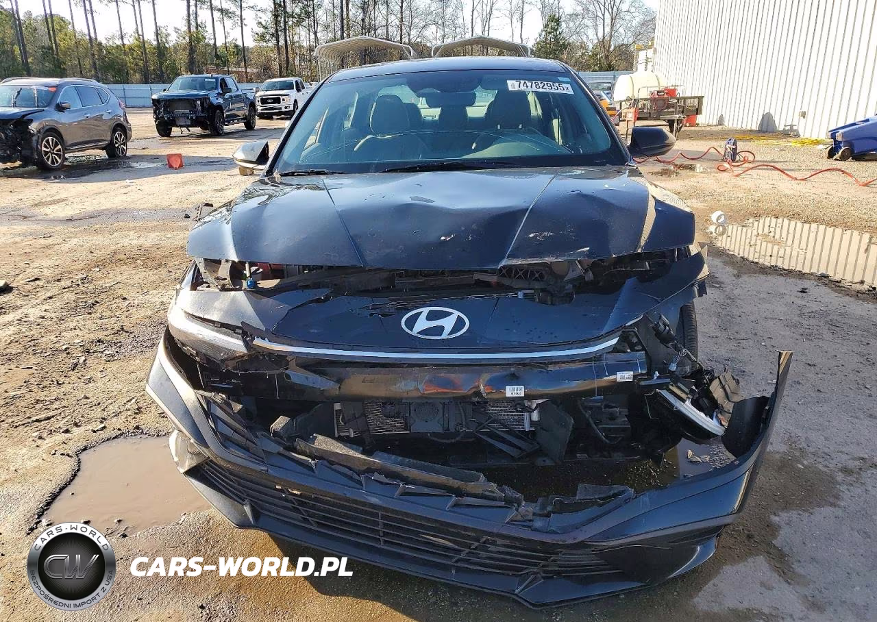 2024 Hyundai Elantra Hybrid Blue VIN:KMHLM4DJ0RU100807 - 5
