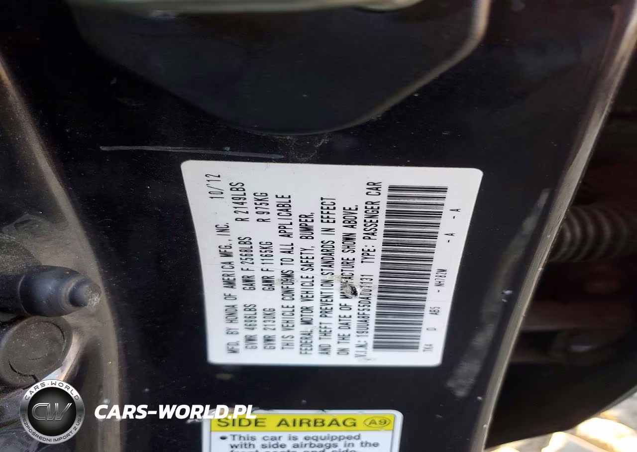 2013 Acura Tl Tech VIN:19UUA8F55DA001131 - 12