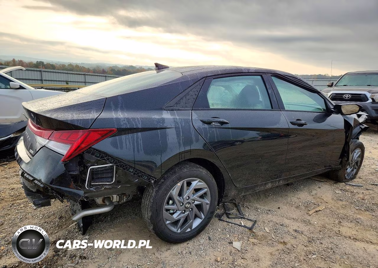 2026 Hyundai Elantra Hybrid Blue VIN:KMHLM4DJ0TU221022 - 3