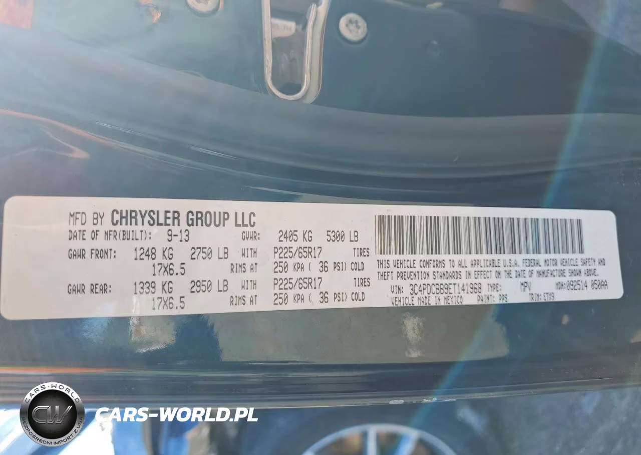 2014 Dodge Journey Sxt VIN:3C4PDCBB9ET141968 - 13