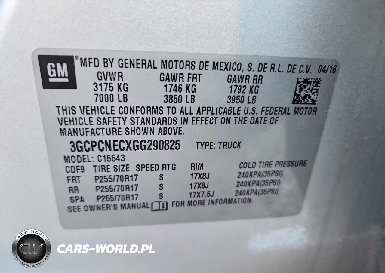 2016 Chevrolet Silverado C1500 VIN:3GCPCNECXGG290825 - 12