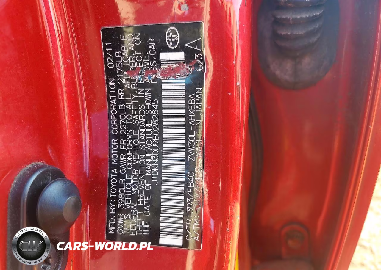 2011 Toyota Prius Two VIN:JTDKN3DU9B0282845 - 12