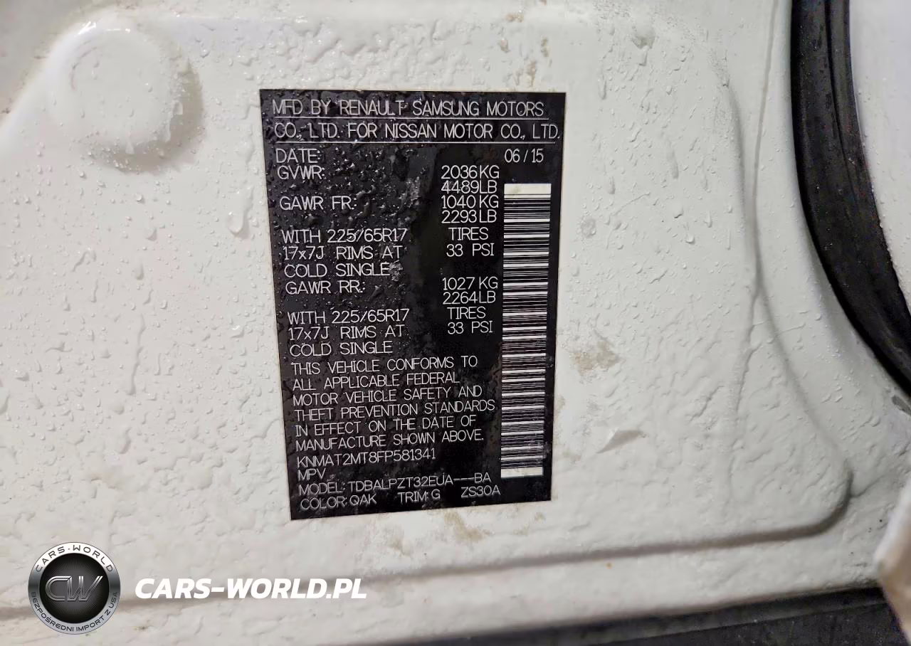 2015 Nissan Rogue S VIN:KNMAT2MT8FP581341 - 12