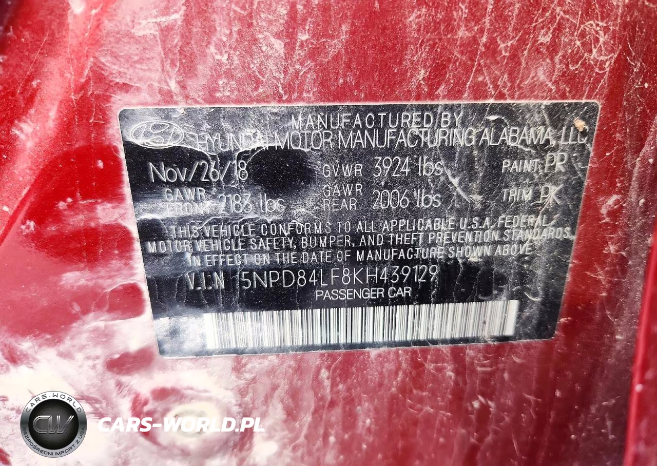 2019 Hyundai Elantra Sel VIN:5NPD84LF8KH439129 - 7