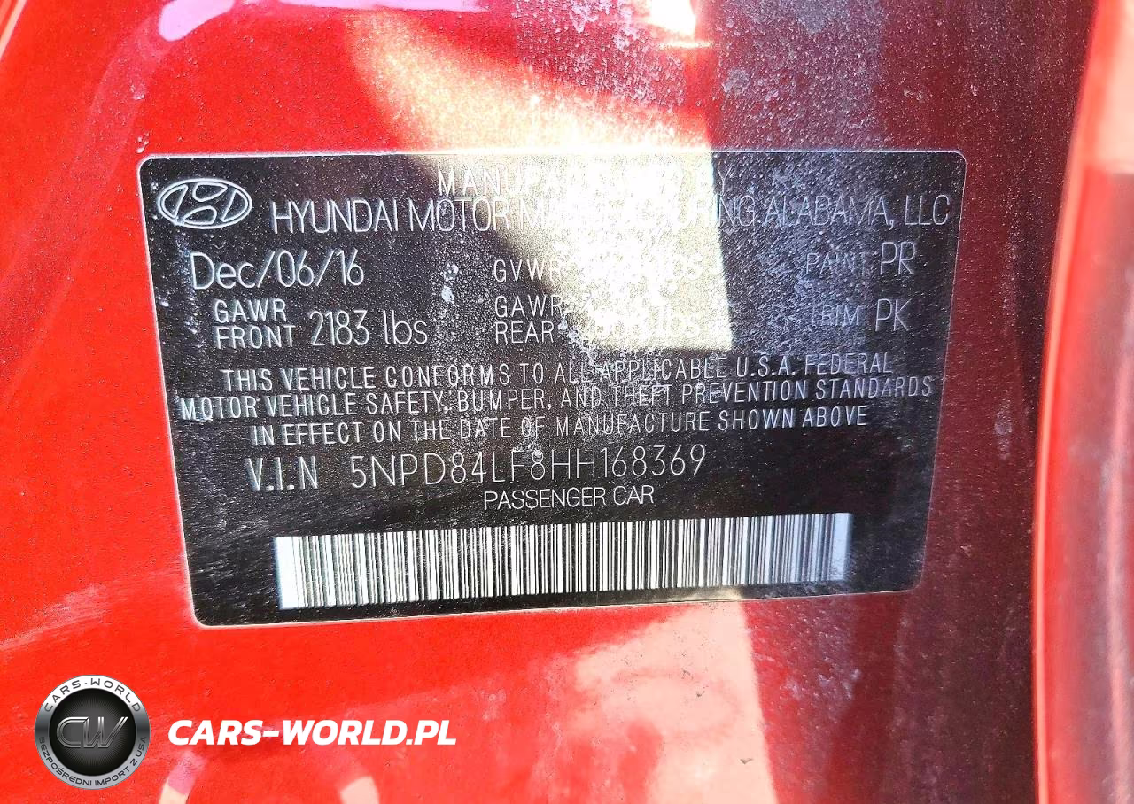 2017 Hyundai Elantra Se VIN:5NPD84LF8HH168369 - 12