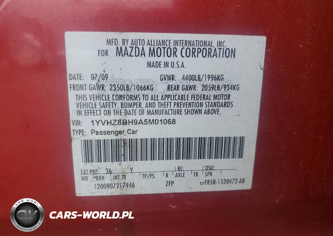 2010 Mazda 6 I VIN:1YVHZ8BH9A5M01068 - 12