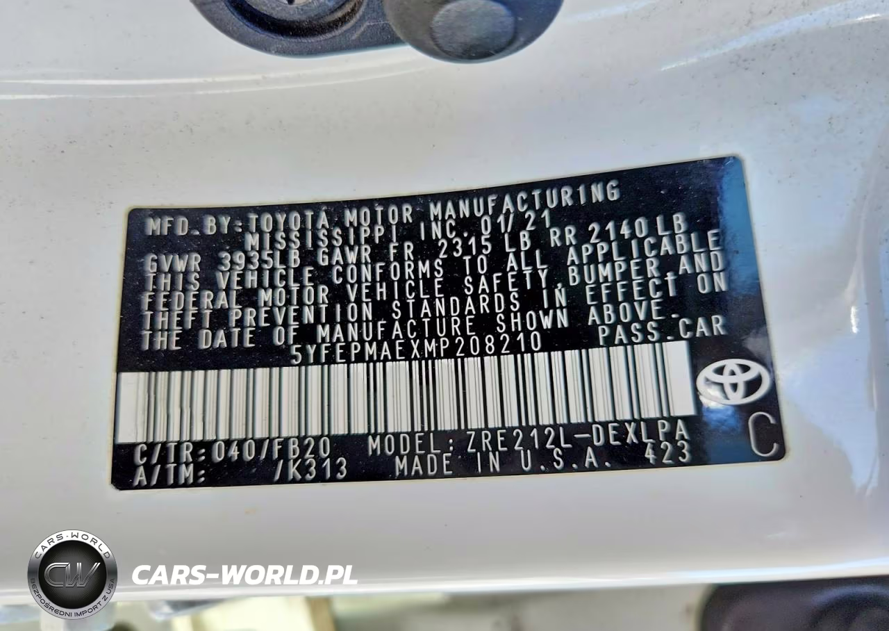 2021 Toyota Corolla Le VIN:5YFEPMAEXMP208210 - 13