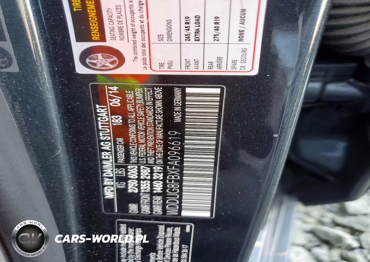 2015 Mercedes-Benz S 550 4Matic VIN:WDDUG8FBXFA096619 - 12