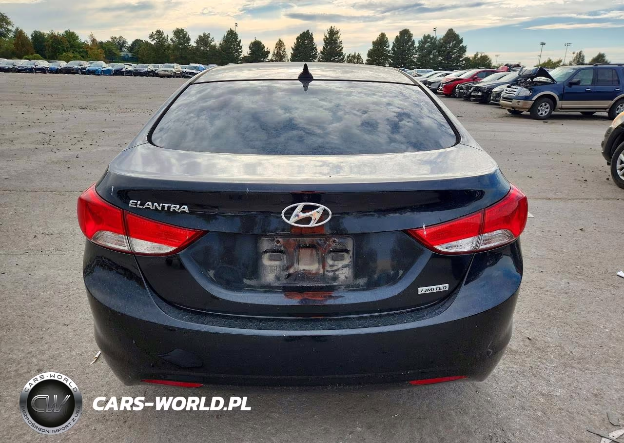 2013 Hyundai Elantra Limited VIN:5NPDH4AE0DH240802 - 6
