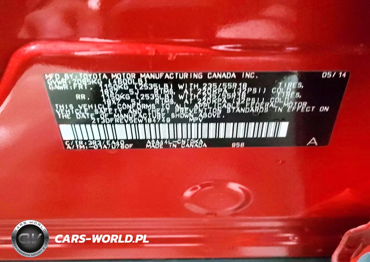 2014 Toyota Rav4 Limited VIN:2T3DFREV5EW184749 - 13