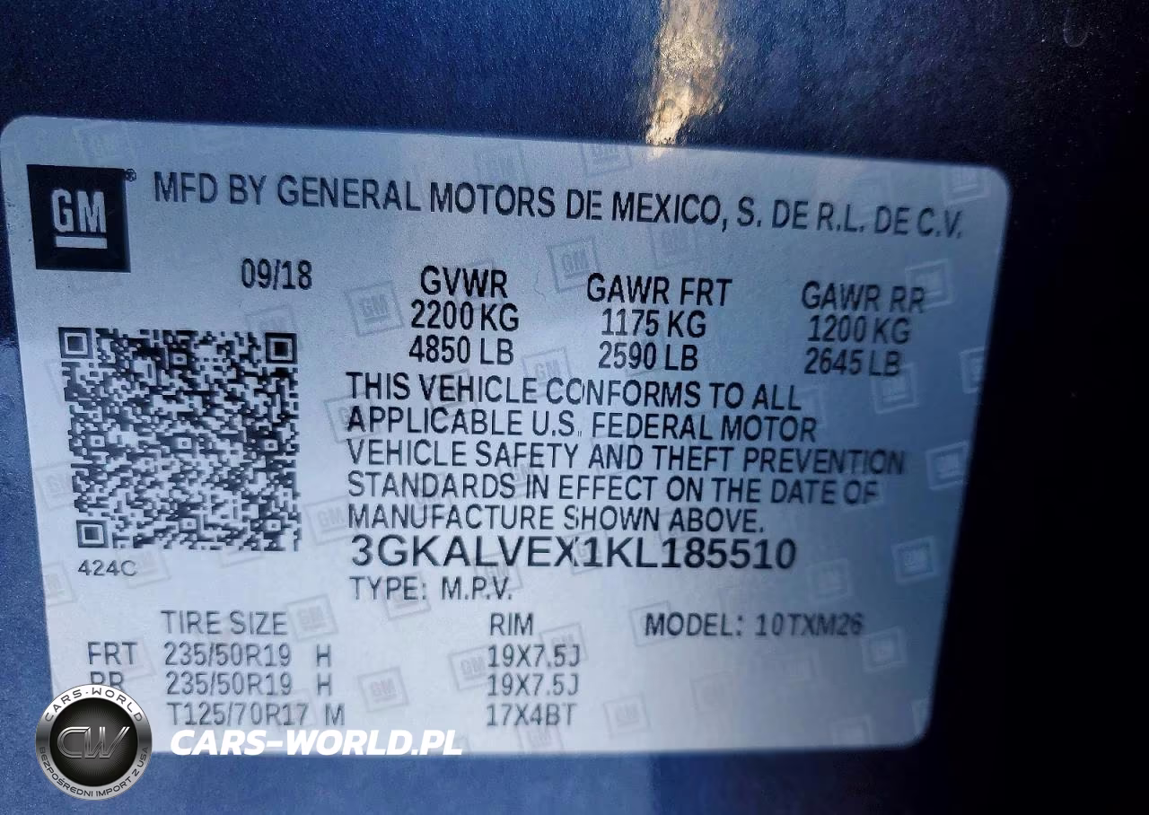 2019 GMC Terrain Slt VIN:3GKALVEX1KL185510 - 13
