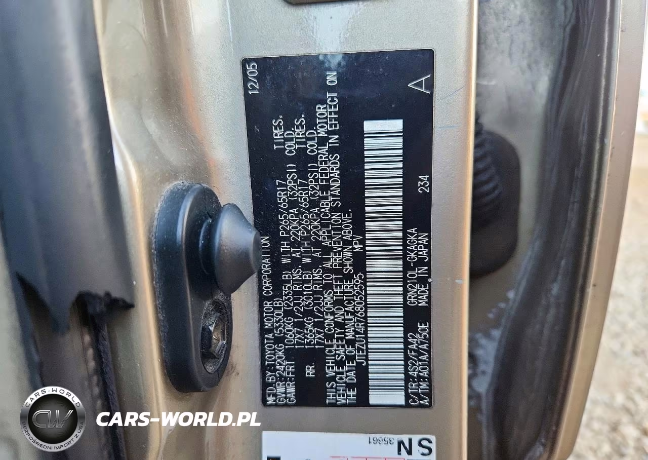 2006 Toyota 4Runner Sr5 VIN:JTEZU14R768052595 - 13