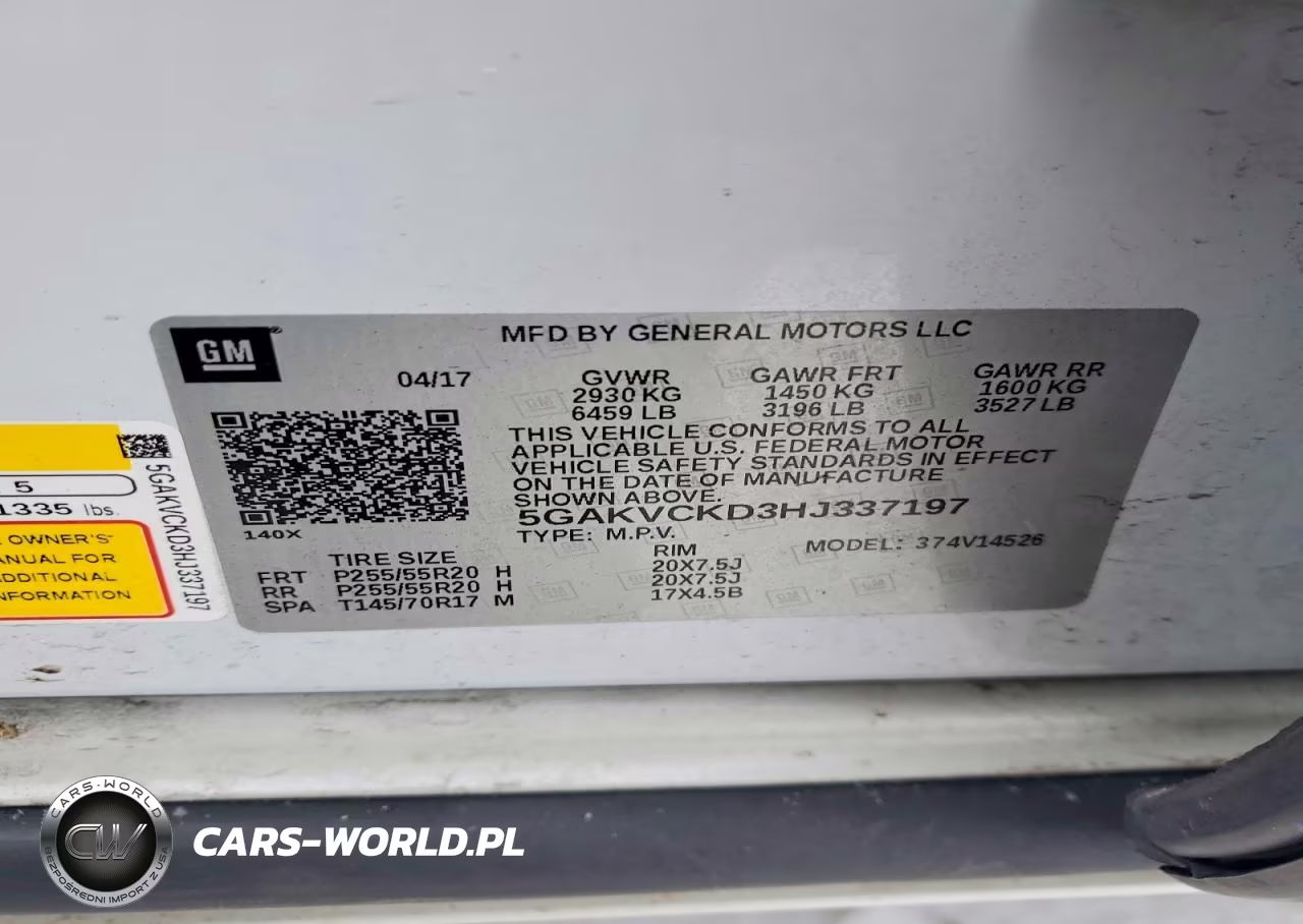 2017 Buick Enclave VIN:5GAKVCKD3HJ337197 - 13