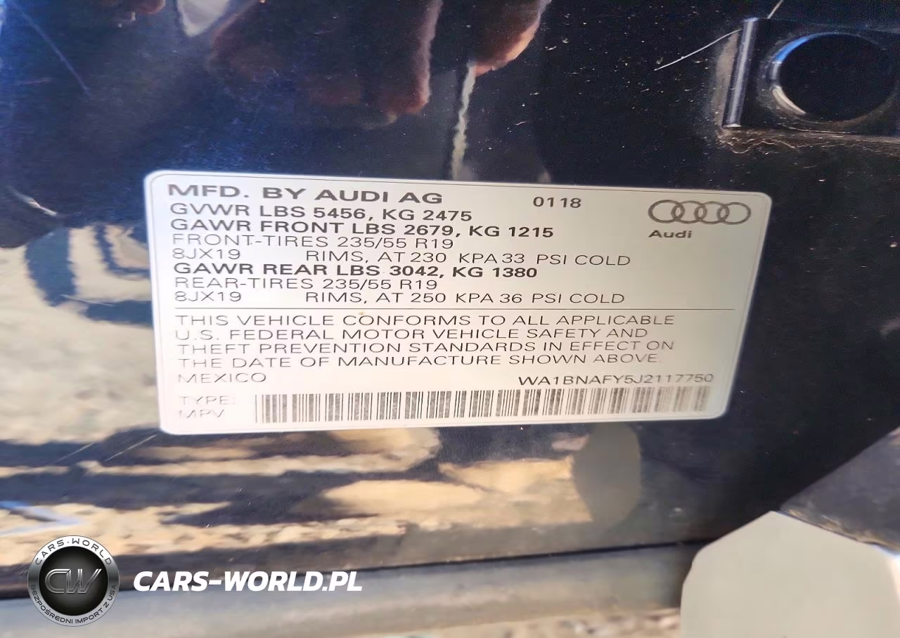 2018 Audi Q5 Premium Plus VIN:WA1BNAFY5J2117750 - 13