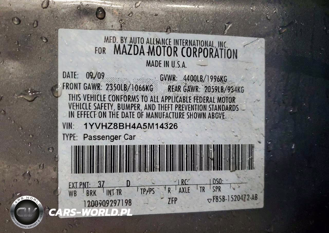 2010 Mazda 6 I VIN:1YVHZ8BH4A5M14326 - 12