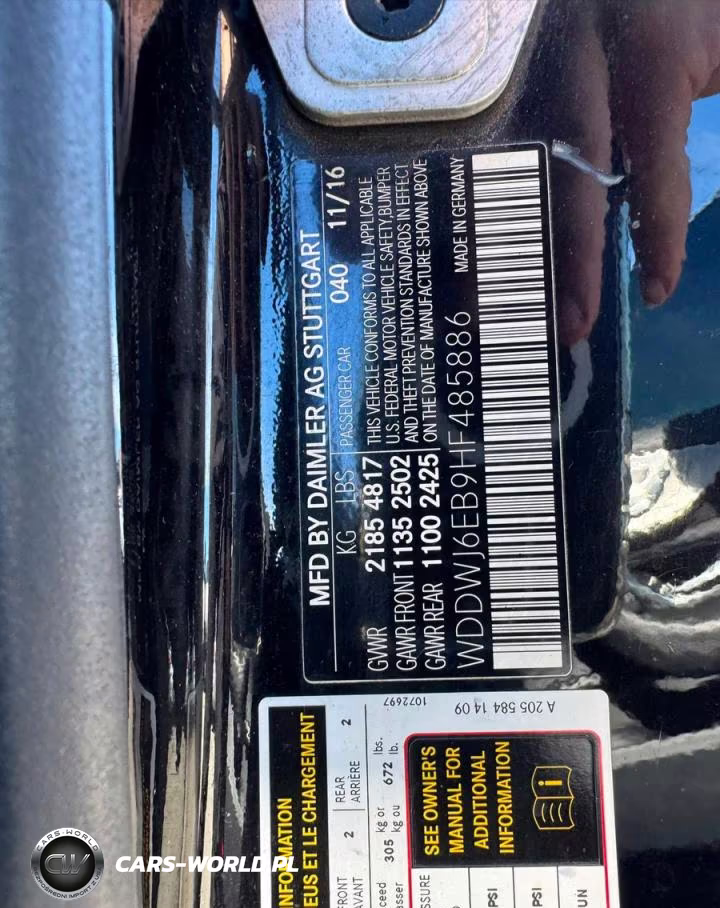 2017 Mercedes-Benz C 43 4Matic Amg VIN:WDDWJ6EB9HF485886 - 10