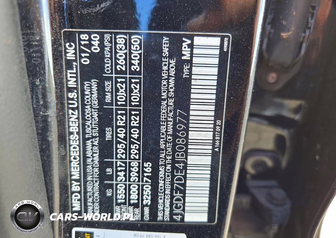 2018 Mercedes-Benz Gls 550 4Matic VIN:4JGDF7DE4JB086977 - 13