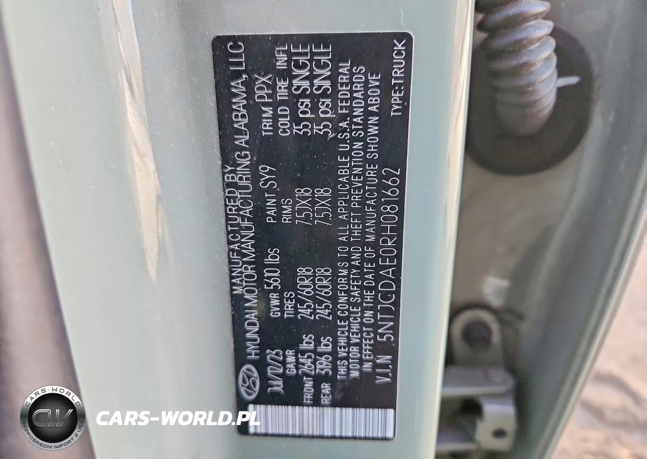 2024 Hyundai Santa Cruz Sel VIN:5NTJCDAE0RH081662 - 12