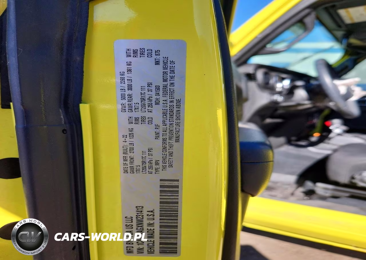 2022 Jeep Wrangler Sport VIN:1C4GJXAGXNW231413 - 13
