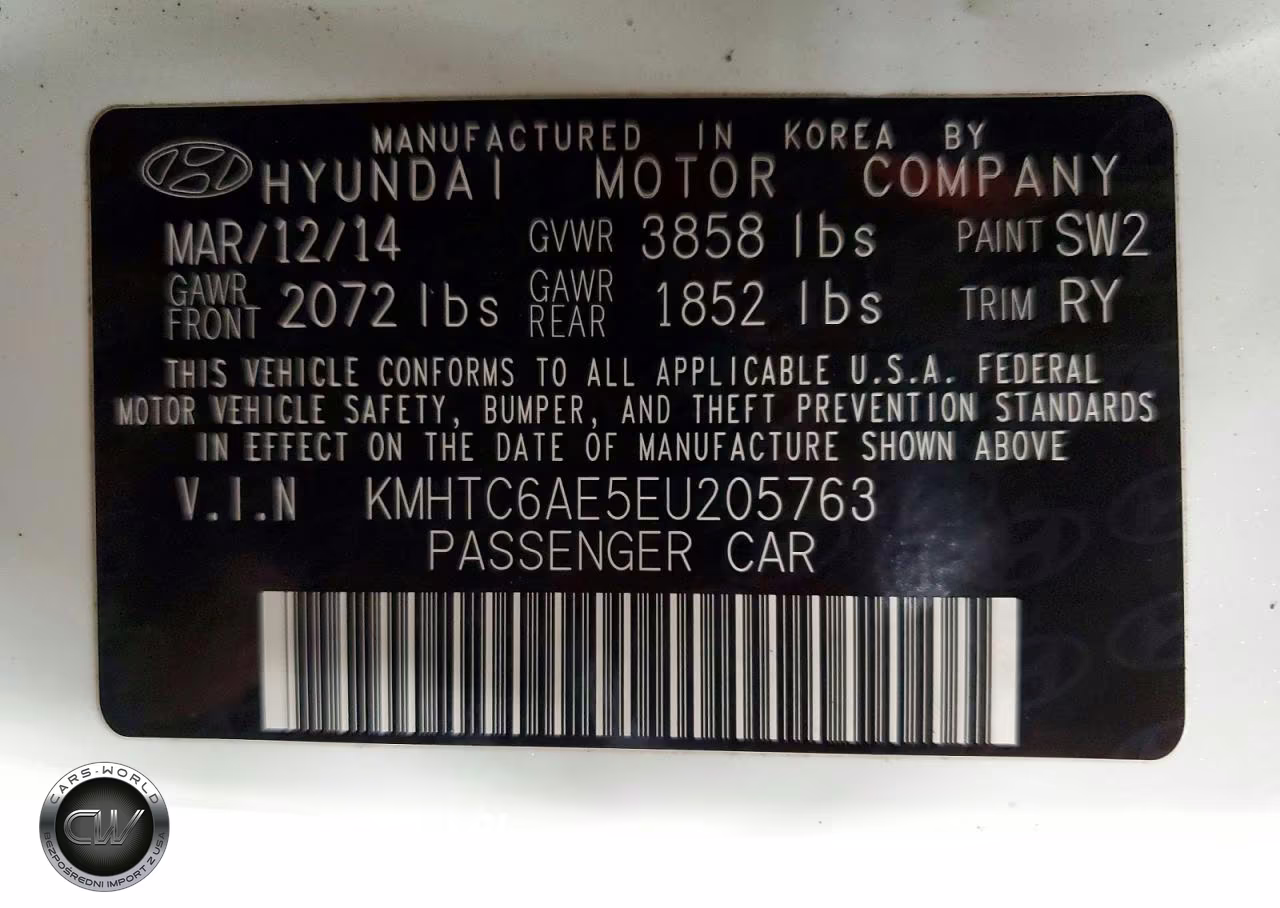 2014 Hyundai Veloster Turbo R-Spec VIN:KMHTC6AE5EU205763 - 12