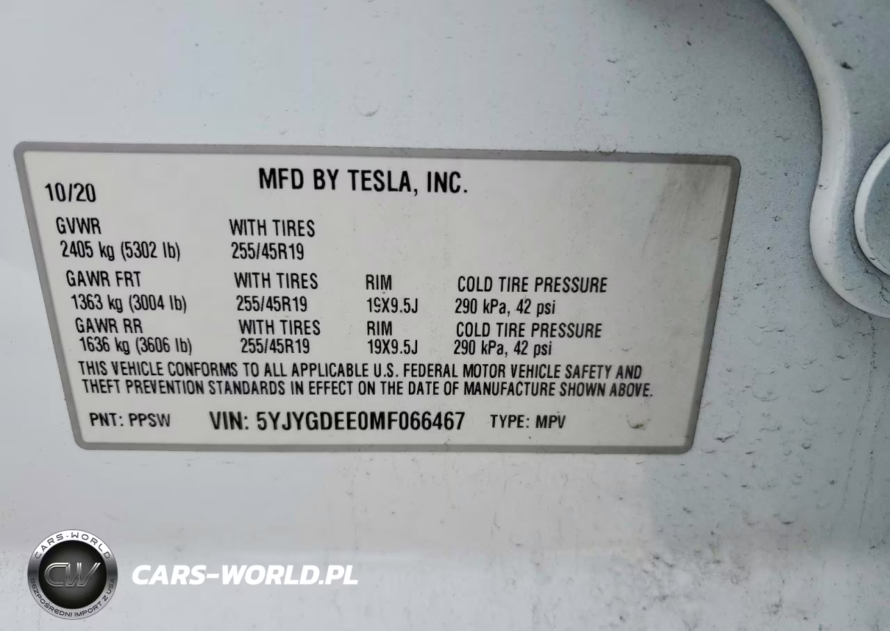2021 Tesla Model Y VIN:5YJYGDEE0MF066467 - 13