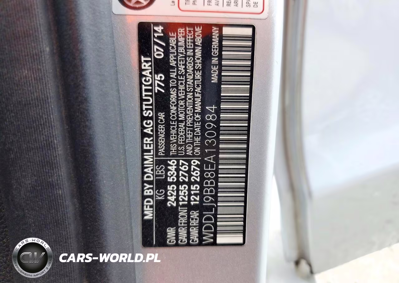 2014 Mercedes-Benz Cls 550 4Matic VIN:WDDLJ9BB8EA130984 - 12